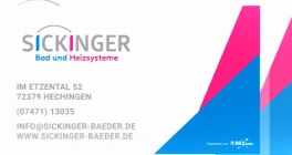 Sickinger Bad und Heizsysteme GmbH Hechingen