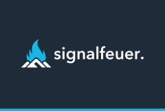 Logo signalfeuer. Agentur für Gestaltung & Webentwicklung