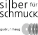 Logo Silber für Schmuck Gudrun Haug