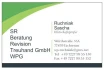 Logo SR Beratung Revision Treuhand GmbH Wirtschaftsprüfungsgesellschaft