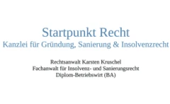 Startpunkt Recht - Kanzlei f&uuml;r Gr&uuml;ndung, Sanierung & Insolvenzrecht W&uuml;rzburg