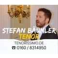 Stefan Bäumler Tenor Profi Sänger für Hochzeit Beerdigung italienischer Abend Gesangsunterricht Hamburg
