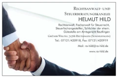 Steuerberatungs und Rechtsanwaltskanzlei Helmut Hild Steuerberatung Reutlingen