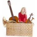 Logo Strings Musikschule Klavier, Bass, Drums, Saxophon, Cello, Gitarre u. Gesang