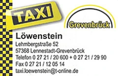 Taxi Löwenstein Lennestadt