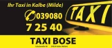 Logo Taxiunternehmen Diana Bose