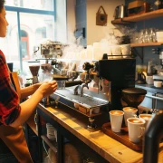 Tchibo Filiale mit Kaffee Bar Straubing