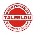 Logo Teppichwäscherei und Galerie Taleblou