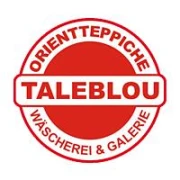 Logo Teppichwäscherei und Galerie Taleblou