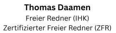 Thomas Daamen Freier Redner Professional Speaker M&uuml;nchen