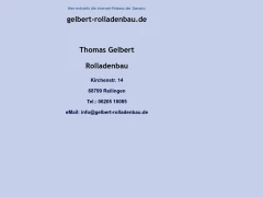 Thomas Gelbert Rolladenbau Reilingen