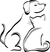 tierische relaxed Logo Hund Katze