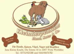 Logo Tierpension Hund, Katze & Co.