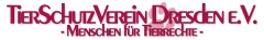 Logo Tierschutzverein Dresden e.V. Menschen für Tierrechte