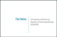 Tim Weiss Entrümpelung und Renovierung Achim