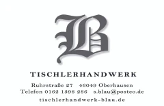 Tischlerhandwerk - Sascha Blau Oberhausen