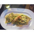 Tortellino gamberi e asparagi