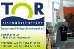 Logo Tourismusverein Oder- Region Eisenhüttenstadt e.V.