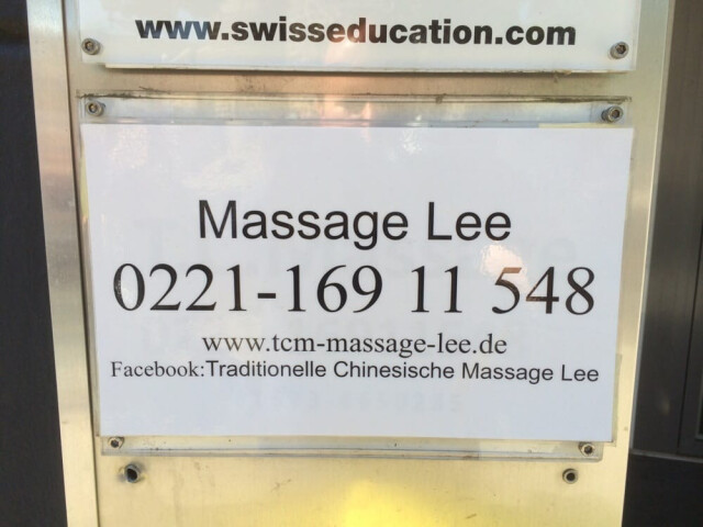 Bonn chinesische massage Preise