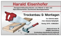 Trockenbau & Montagen Eisenhofer Abensberg