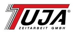 Logo TUJA Zeitarbeit GmbH.