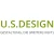 Logo u.s.design Gestaltung, die (weiter) hilft