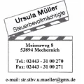 Ursula M&uuml;ller Steuerbevollm&auml;chtigte Mechernich