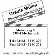 Ursula Müller Steuerbevollmächtigte Mechernich