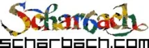 Logo V. Scharbach Kunst, Rahmen, Porzellan, Glas