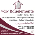 VDW Bauelemente Olpe