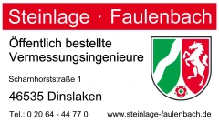 Vermessungbüro Steinlage und Faulenbach - Öffentlich bestellte Vermessungsingenieure (ÖbVI) Dinslaken