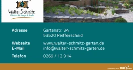 Walter Schmitz  Gärten für Auge und Seele Reifferscheid bei Adenau
