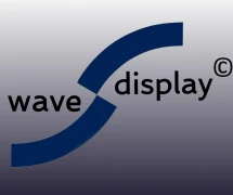 Logo Wave Display Stellwand-Möbelsystem