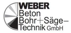 Logo Weber Betonbohr- und Sägetechnik GmbH