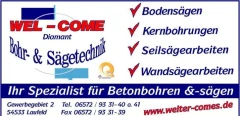 Logo WEL-COME Diamant Bohr & Sägetechnik GbR