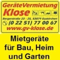 Werkzeugvermietung u. Ger&auml;tevermietung Klose Euskirchen
