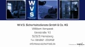 Logo WVS Sicherheitsdienste GmbH & Co. KG